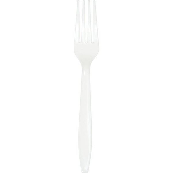 Picture of Tenedores Blancos Premium Reutilizables (24 uds.)