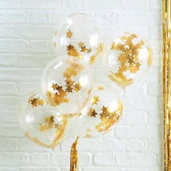 Picture of Globos Confeti Estrellas Grande (5)