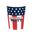 Imagens de Vasos Fiesta Americana cartón (10 unidades)