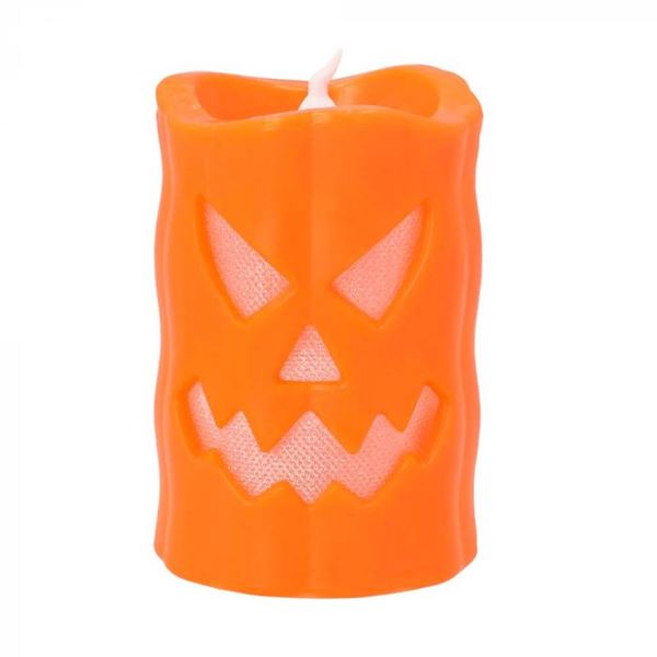 Imagens de Vela Led Calabaza Halloween (10cm)