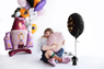 Imagen de Globo Haunted House Halloween con Base sin Helio (94cm)
