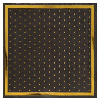 Imagen de Servilletas Negro Elegantes (20 uds)
