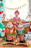 Imagen de Globo Coche Navideño con Base (90cm)