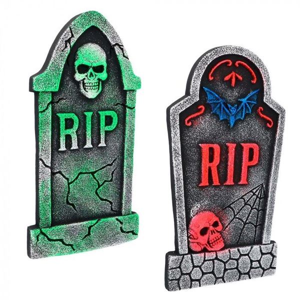 Picture of Lápida RIP Halloween Neón (41cm)