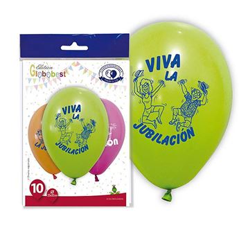 Imagen de Globos Viva la Jubilación (10 uds.)
