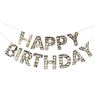 Imagen de Guirnalda Happy Birthday Flecos Dorados (1,5m)