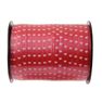 Picture of Rollo Cinta Roja Corazones Blancos (50m)