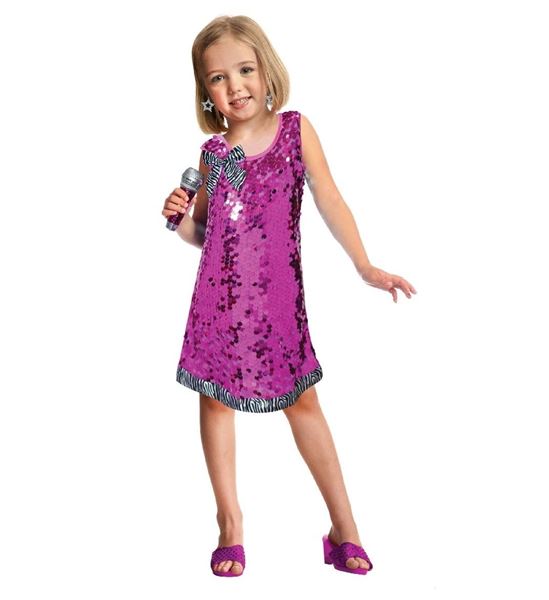 Imagens de Disfraz Pop Star Infantil con Accesorios (3-6 Años)