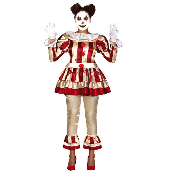 Imagen de Disfraz Payaso Circo Aterrador Mujer (Talla 38-40)
