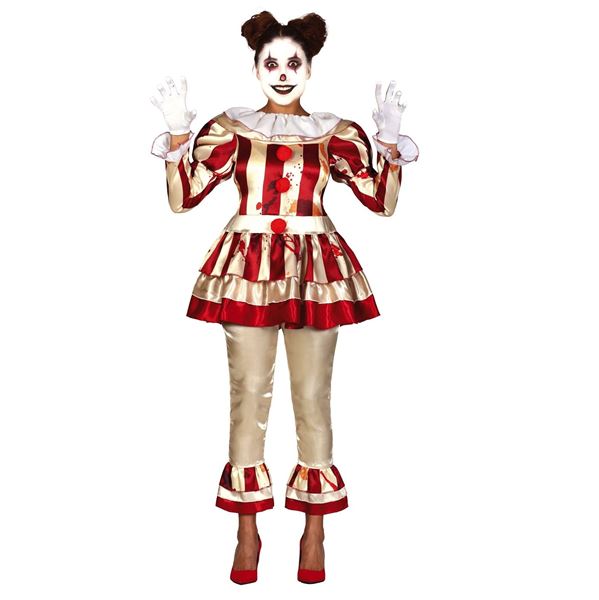 Disfraz de payaso de circo para mujer, disfraz de mujer, disfraz de fiesta  de Halloween para adulto – Los mejores productos en la tienda online Joom  Geek