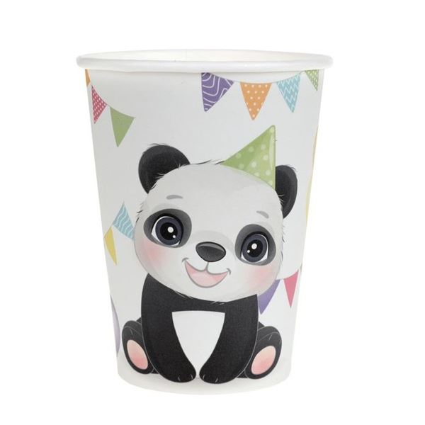 Picture of Vasos Mi Panda Infantil cartón (10)