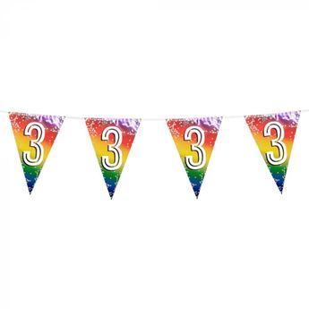 Imagen de Banderín 3 Años Multicolor (6m)