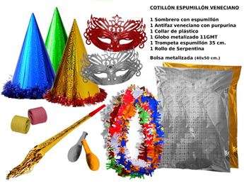 Imagens de Cotillón Espumillón Veneciano