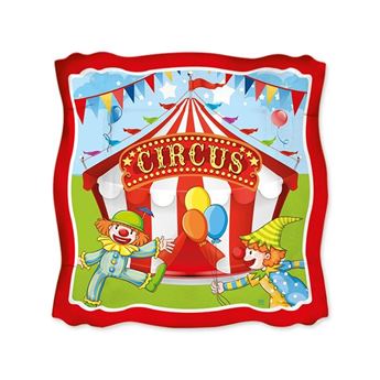 Picture of Platos de Circo Party Infantil cartón 19cm (8 unidades)