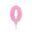 Picture of Vela 0 Rosa Pastel (10cm) 