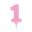 Picture of Vela 1 Rosa Pastel (10cm) 