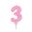 Picture of Vela 3 Rosa Pastel (10cm)