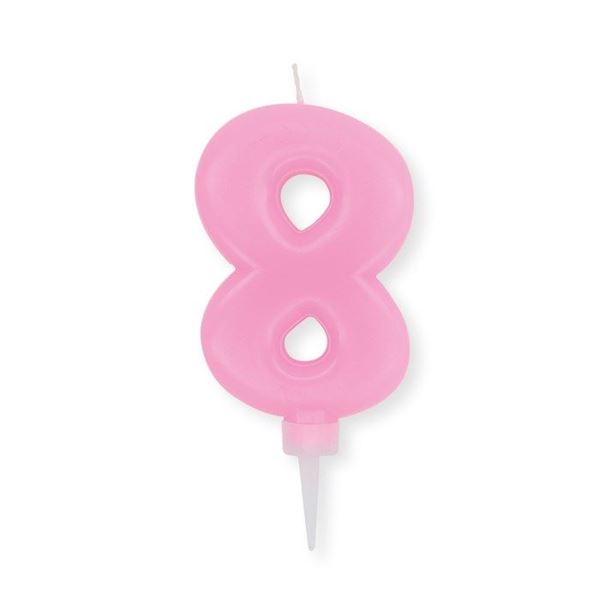 Picture of Vela 8 Rosa Pastel (10cm) 