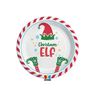 Imagen de Platos Navidad Elfos cartón 18cm (8 unidades)
