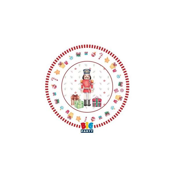 Imagen de Posavasos Cascanueces Navidad 9cm (8 unidades)