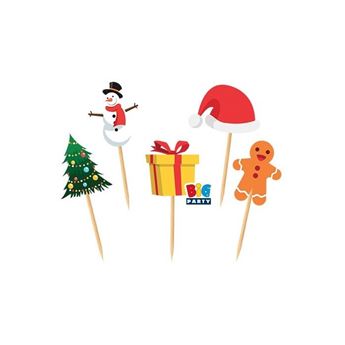 Imagens de Pinchos Navidad cartón (25 uds.)