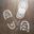 Picture of Plantillas Huellas Santa Claus Navidad (2 uds.)