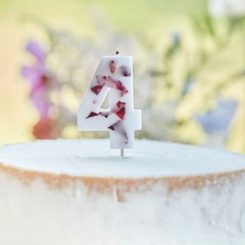 Imagen de Vela 4 Pétalos Floral  