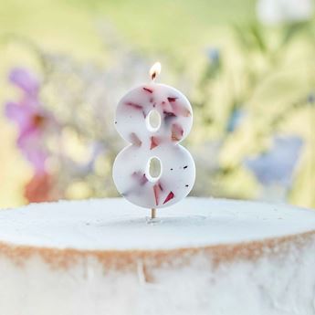 Imagen de Vela 8 Pétalos Floral