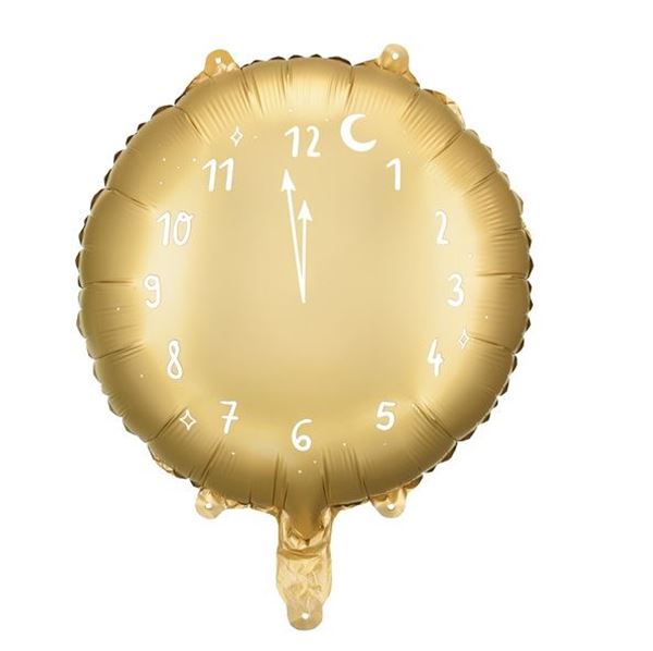 Picture of Globo Reloj Dorado Foil (45cm)