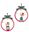 Picture of Colgante Madera Navidad Elfos Colores (2 uds.)