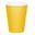 Imagens de Vasos Amarillos cartón 250ml (8 unidades)
