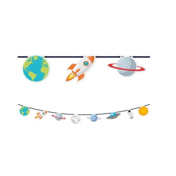 Imagen de Guirnalda Cohete Espacial Infantil (2,3m)