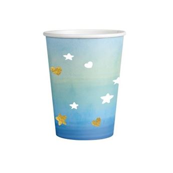 Imagens de Vasos Oh Baby Azul cartón (8 unidades)