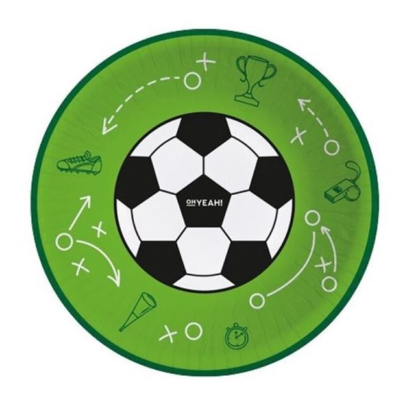 Stickers Para Globos - Feliz Cumpleaños Futbol