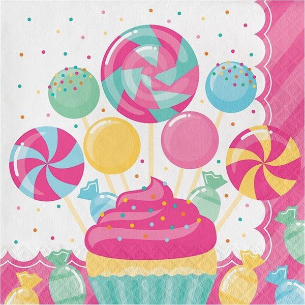 Imagen de Servilletas Dulce Cumpleaños 33cm (16 uds.)
