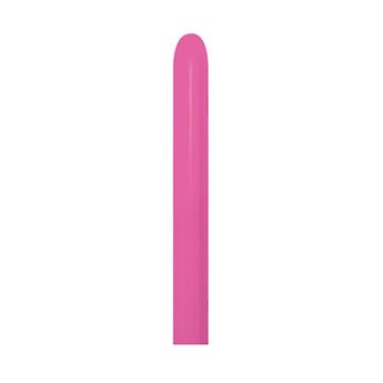 Imagen de Globos Moldeables 160 Fucsia Fashion Sólido 2.5cm X 150cm Sempertex 160-012 (100)