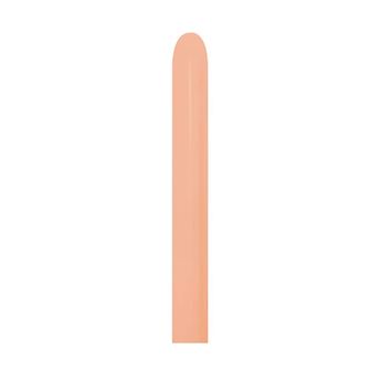 Imagen de Globos Moldeables 160 Durazno Fashion Sólido 2.5cm X 150cm Sempertex 160-060 (100)