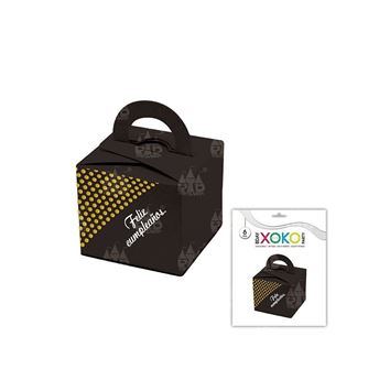 Imagen de Cajas Feliz Cumpleaños Detalles Negro Dorado (6)