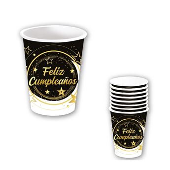Imagen de Vasos Feliz Cumpleaños Estrellas (6)