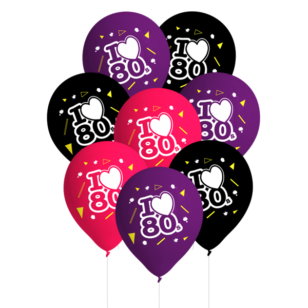 Picture of Globos I Love 80s (8)