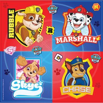 Imagen de Servilletas de Patrulla Canina papel 33cm (16 unidades)