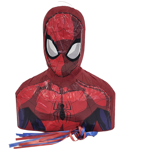 Imagen de Piñata Spiderman 3D para Golpear – 35,5 x 46 cm