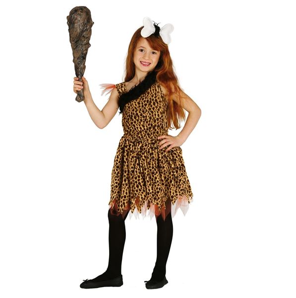 Picture of Disfraz Troglodita Niña Infantil (7-9 Años)