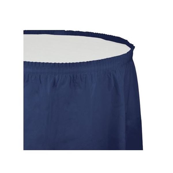 Picture of Falda de Mesa Azul Oscuro plástico