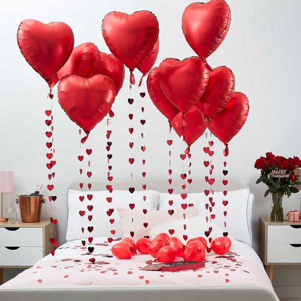 Decoración del Día de San Valentín para niños y adultos, globos