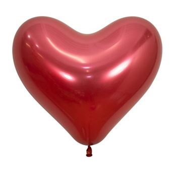 Imagens de Globos Corazón Reflex Rojo 35cm R14-C915-12 (12)