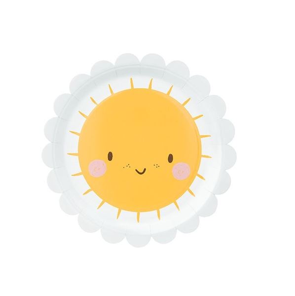 Picture of Platos Mi Sol Infantil cartón 18cm (6 unidades)