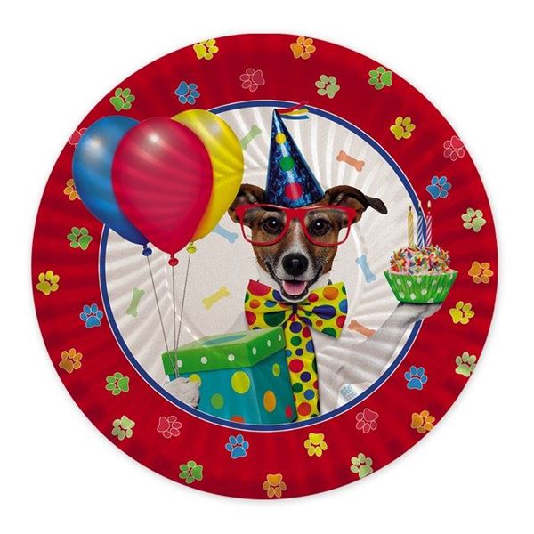 Picture of Platos Dog Party cartón 18cm (8)