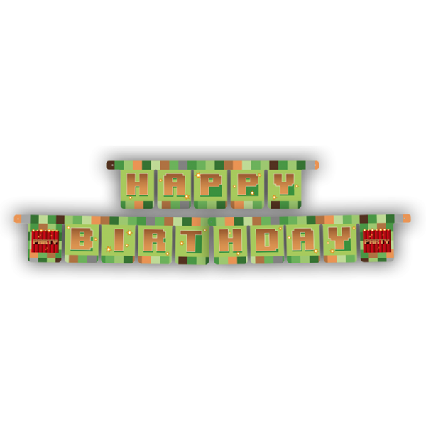 Picture of Guirnalda TNT Minecraft cartón (3m)