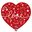 Imagens de Mantel Corazón Love Individual (4 unidades)